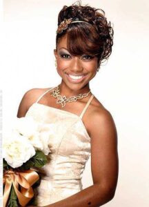 Updo wedding hairstyles for black women